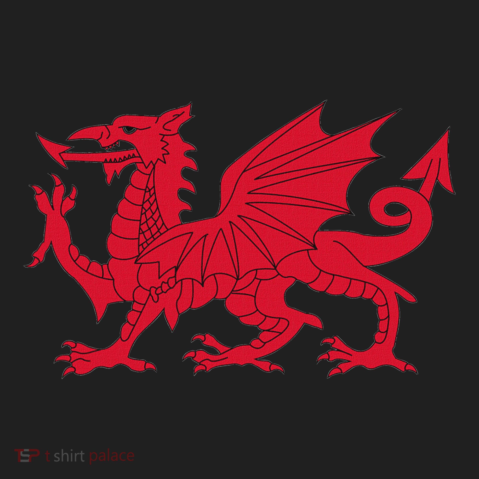 Dragon Of Wales Flag Cool Welsh Cymru Flags Women's Sweatshirt