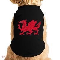 Dragon Of Wales Flag Cool Welsh Cymru Flags Doggie Tank thumb 0