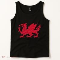 Dragon Of Wales Flag Cool Welsh Cymru Flags Tank Top thumb 2