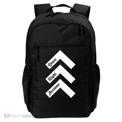 Down Right Awesome Arrow Down Syndrome Awareness Backpack