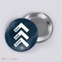 Down Right Awesome Arrow Down Syndrome Awareness Button thumb 0