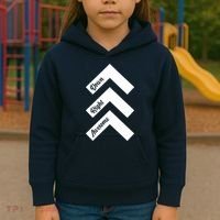 Down Right Awesome Arrow Down Syndrome Awareness Kids Hoodie thumb 3