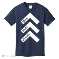 Down Right Awesome Arrow Down Syndrome Awareness Kids T-Shirt thumb 0