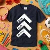 Down Right Awesome Arrow Down Syndrome Awareness Kids T-Shirt thumb 3