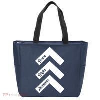 Down Right Awesome Arrow Down Syndrome Awareness Tote Bag thumb 0