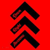 Down Right Awesome Arrow Down Syndrome Awareness Santa Hat thumb 1