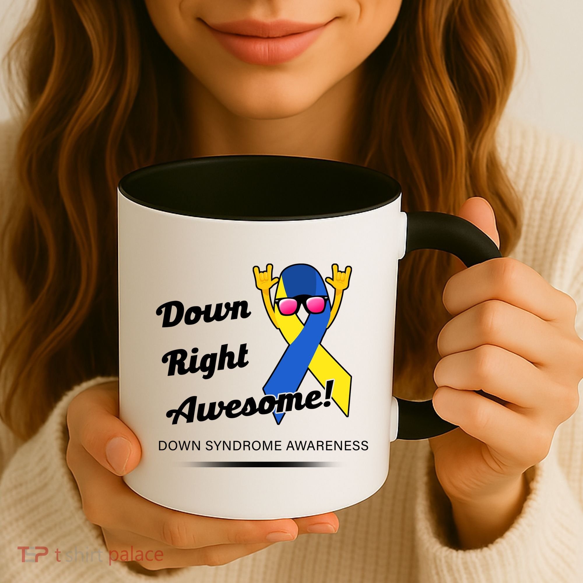 Down Right Awesome Down Syndrome Coffee Mug