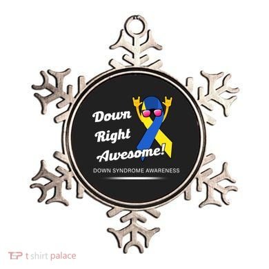 Down Right Awesome Down Syndrome Ornament