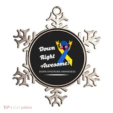 Down Right Awesome Down Syndrome Ornament