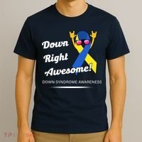 Down Right Awesome Down Syndrome T-Shirt thumb 3