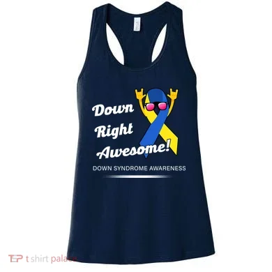 Down Right Awesome Down Syndrome Women's Tank Top