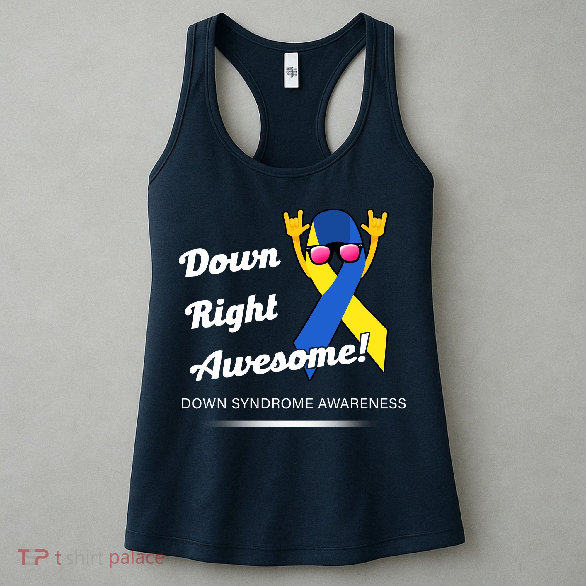 Down Right Awesome Down Syndrome Women's Tank Top