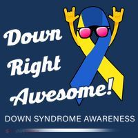 Down Right Awesome Down Syndrome Women's Tank Top thumb 5