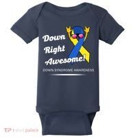 Down Right Awesome Down Syndrome Baby Bodysuit thumb 0