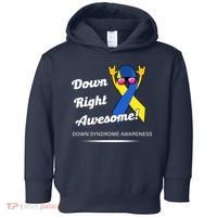 Down Right Awesome Down Syndrome Toddler Hoodie thumb 0