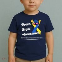Down Right Awesome Down Syndrome Toddler T-Shirt thumb 2