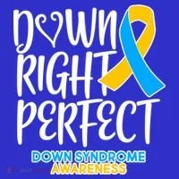 Down Right Perfect - Down Syndrome Awareness Long Sleeve Shirt thumb 2