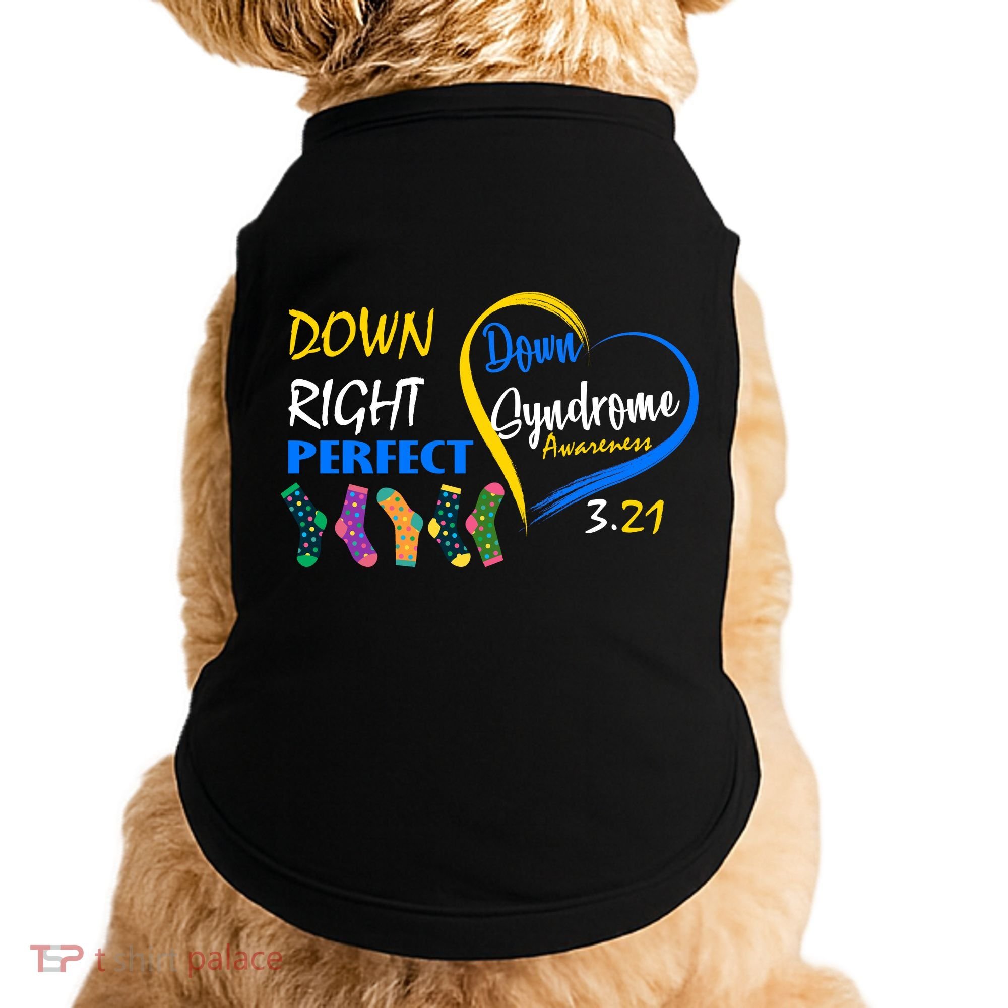 Down Right Perfect Down Syndrome Doggie Tank