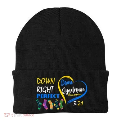 Down Right Perfect Down Syndrome Beanie