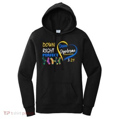 Down Right Perfect Down Syndrome Women's Hoodie