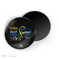 Down Right Perfect Down Syndrome Magnet thumb 0