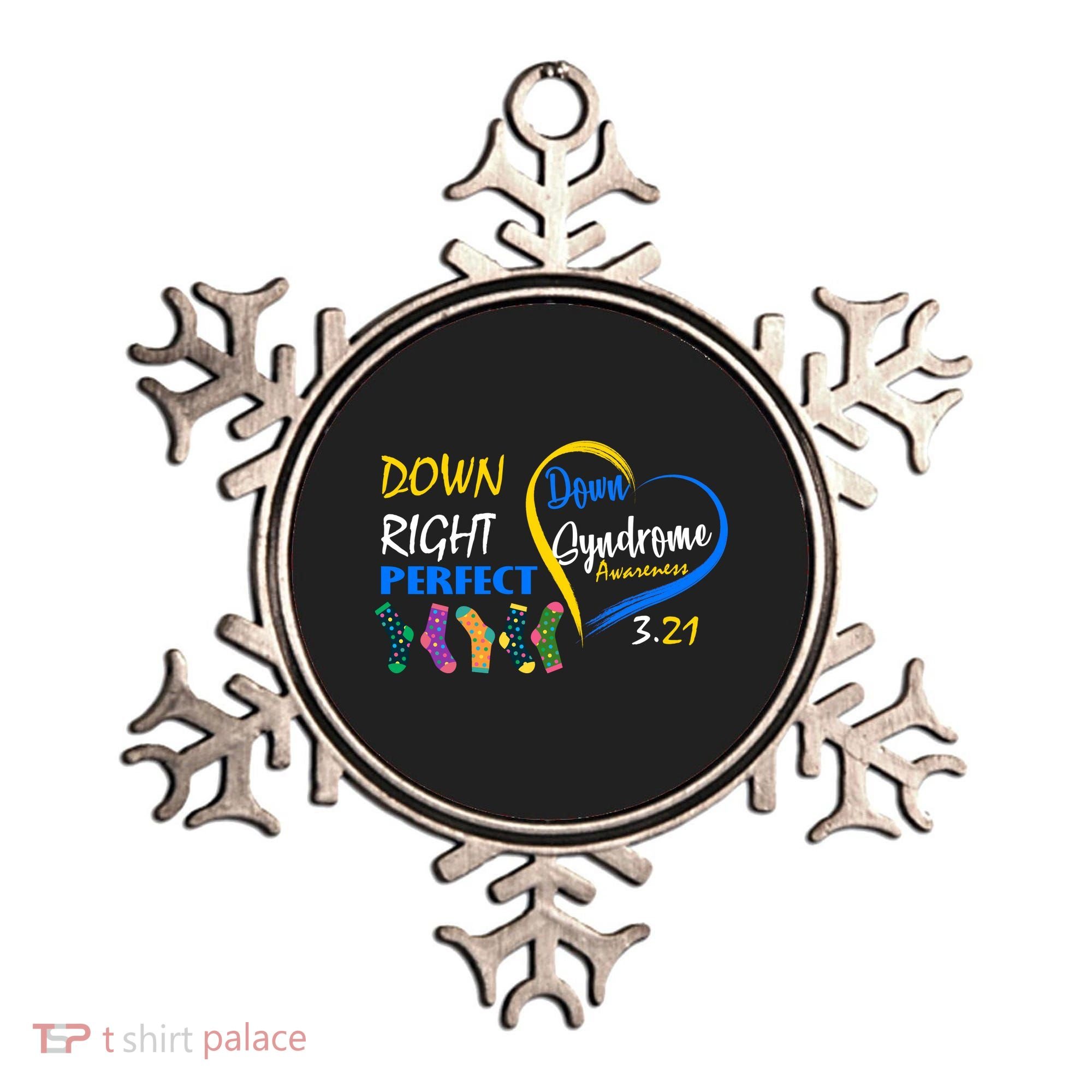 Down Right Perfect Down Syndrome Ornament