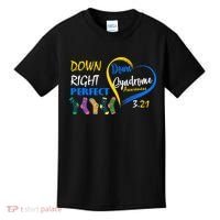 Down Right Perfect Down Syndrome Kids T-Shirt thumb 0