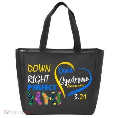 Down Right Perfect Down Syndrome Tote Bag