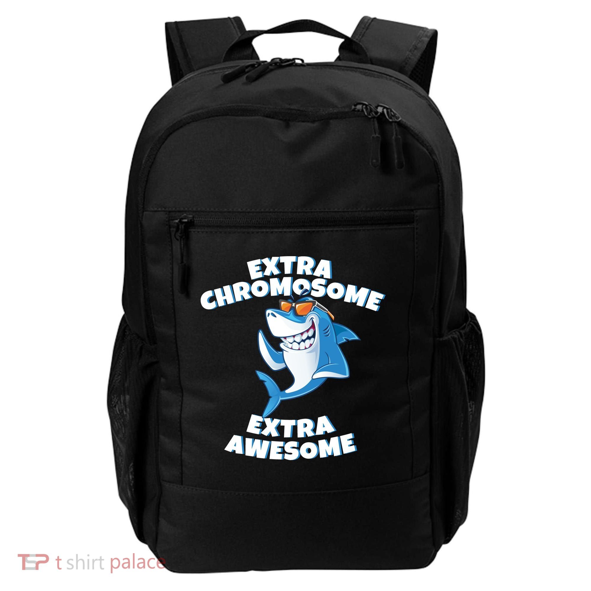 Down Syndrome - Extra Chromosome Shark Backpack