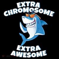 Down Syndrome - Extra Chromosome Shark Backpack thumb 2
