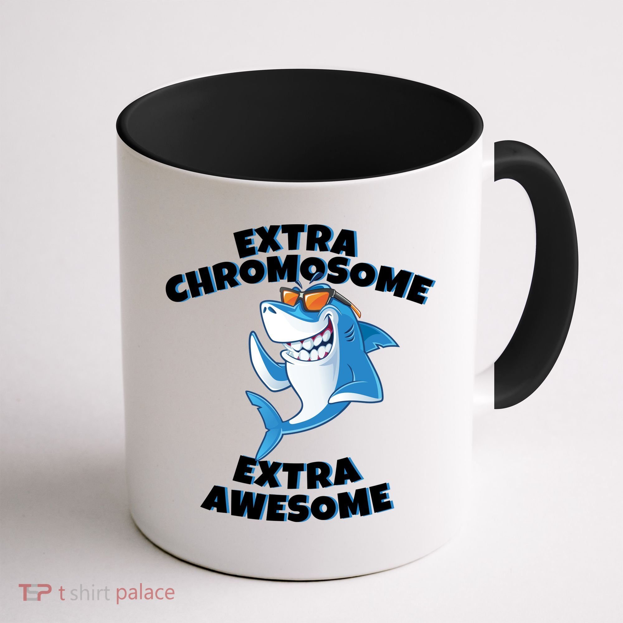 Down Syndrome - Extra Chromosome Shark Coffee Mug