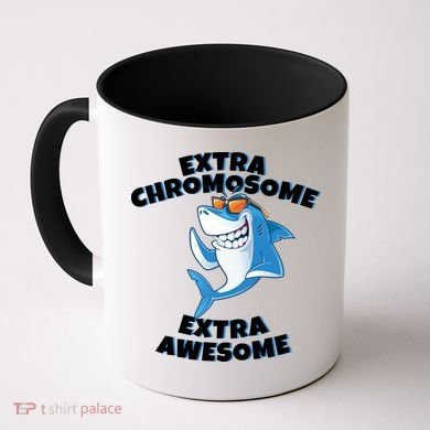 Down Syndrome - Extra Chromosome Shark Coffee Mug