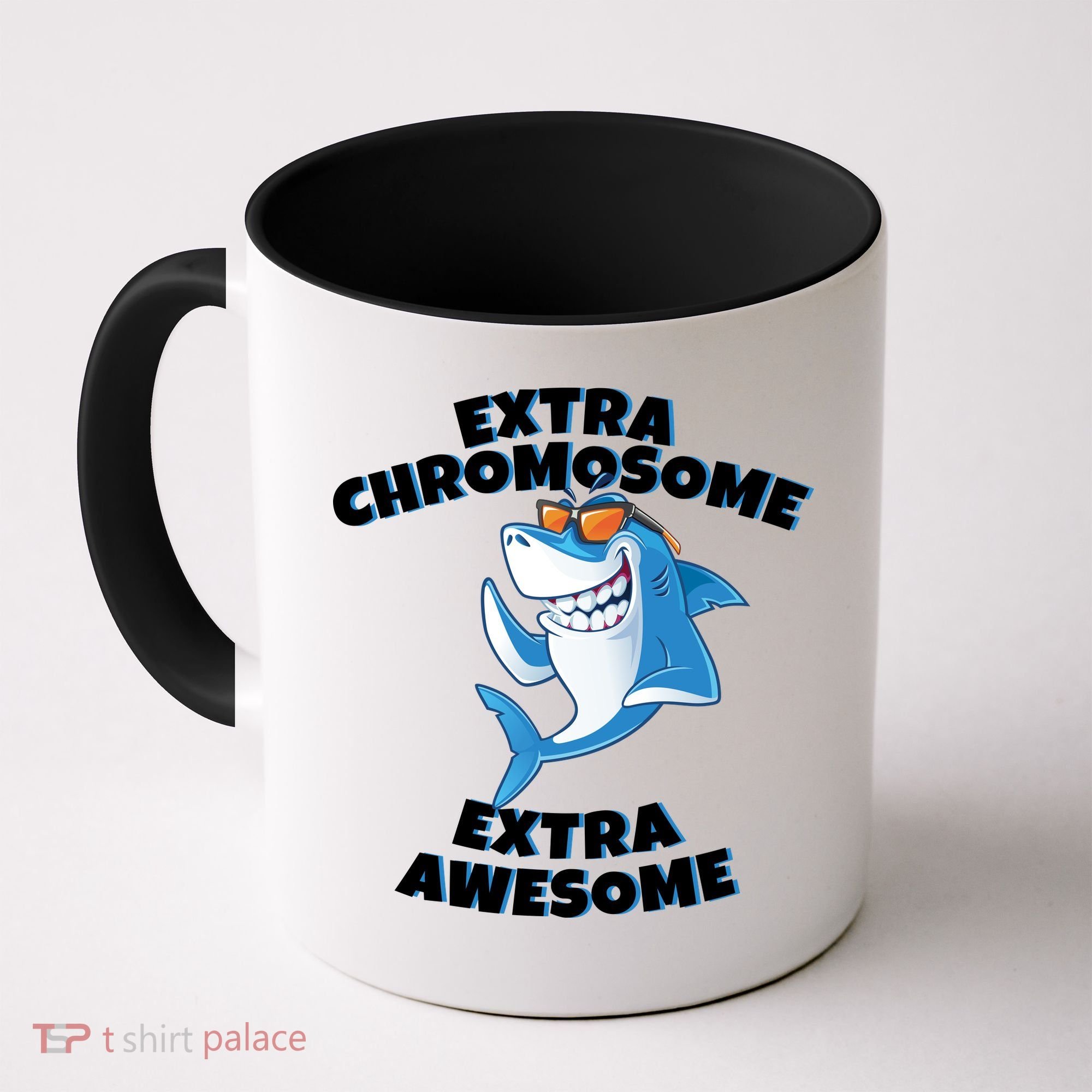 Down Syndrome - Extra Chromosome Shark Coffee Mug