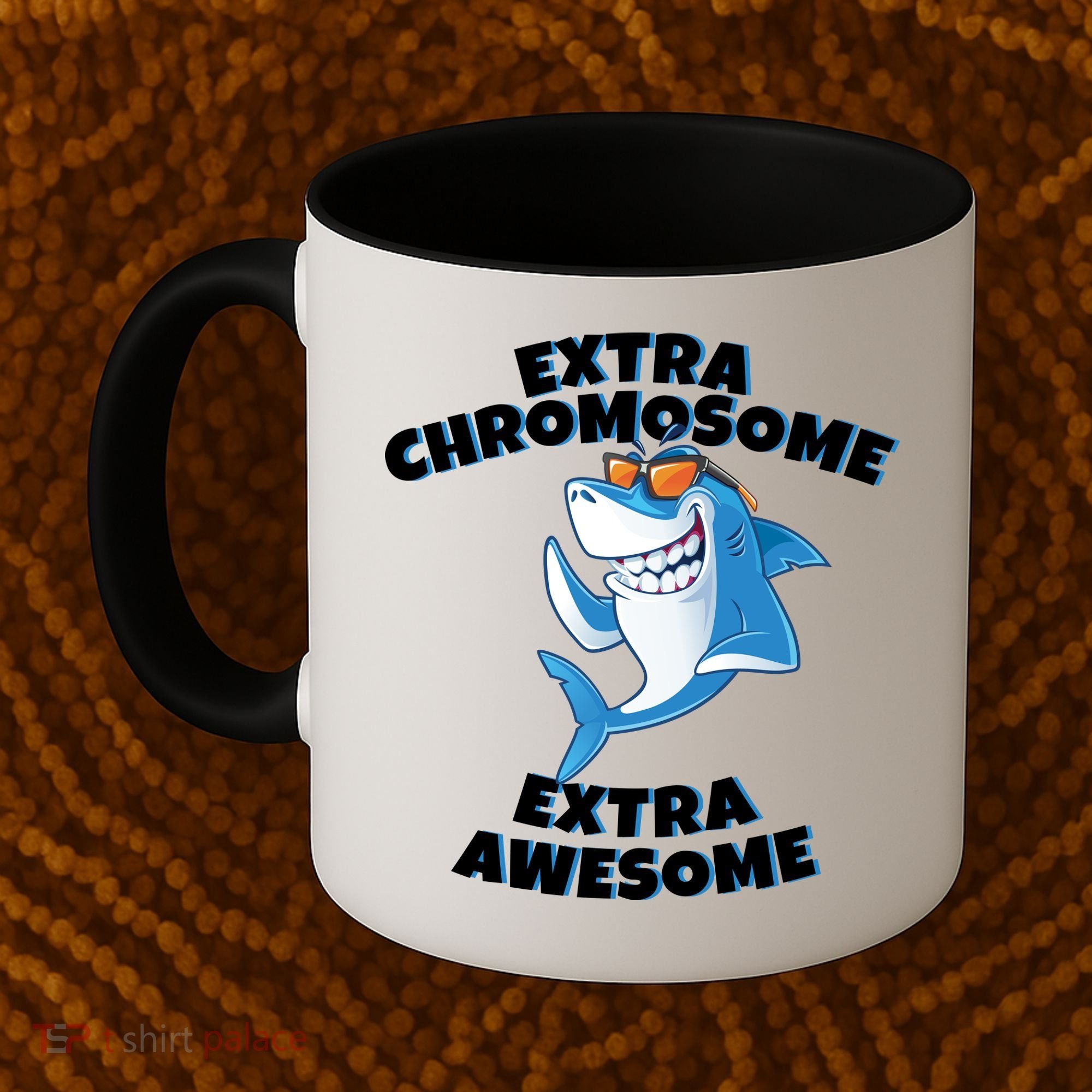 Down Syndrome - Extra Chromosome Shark Coffee Mug