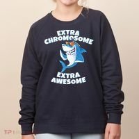 Down Syndrome - Extra Chromosome Shark Women's Sweatshirt thumb 0