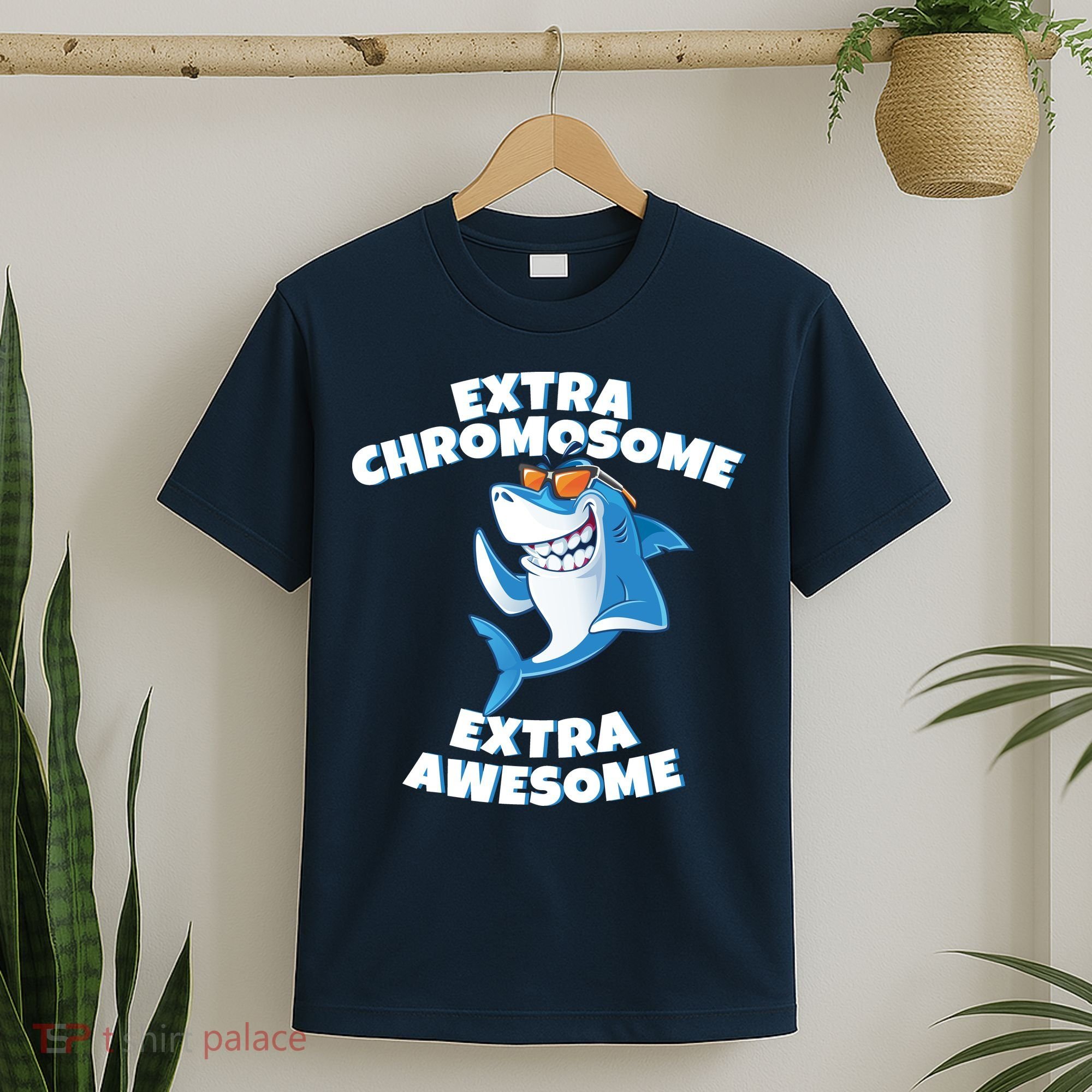 Down Syndrome - Extra Chromosome Shark T-Shirt
