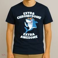 Down Syndrome - Extra Chromosome Shark T-Shirt thumb 3
