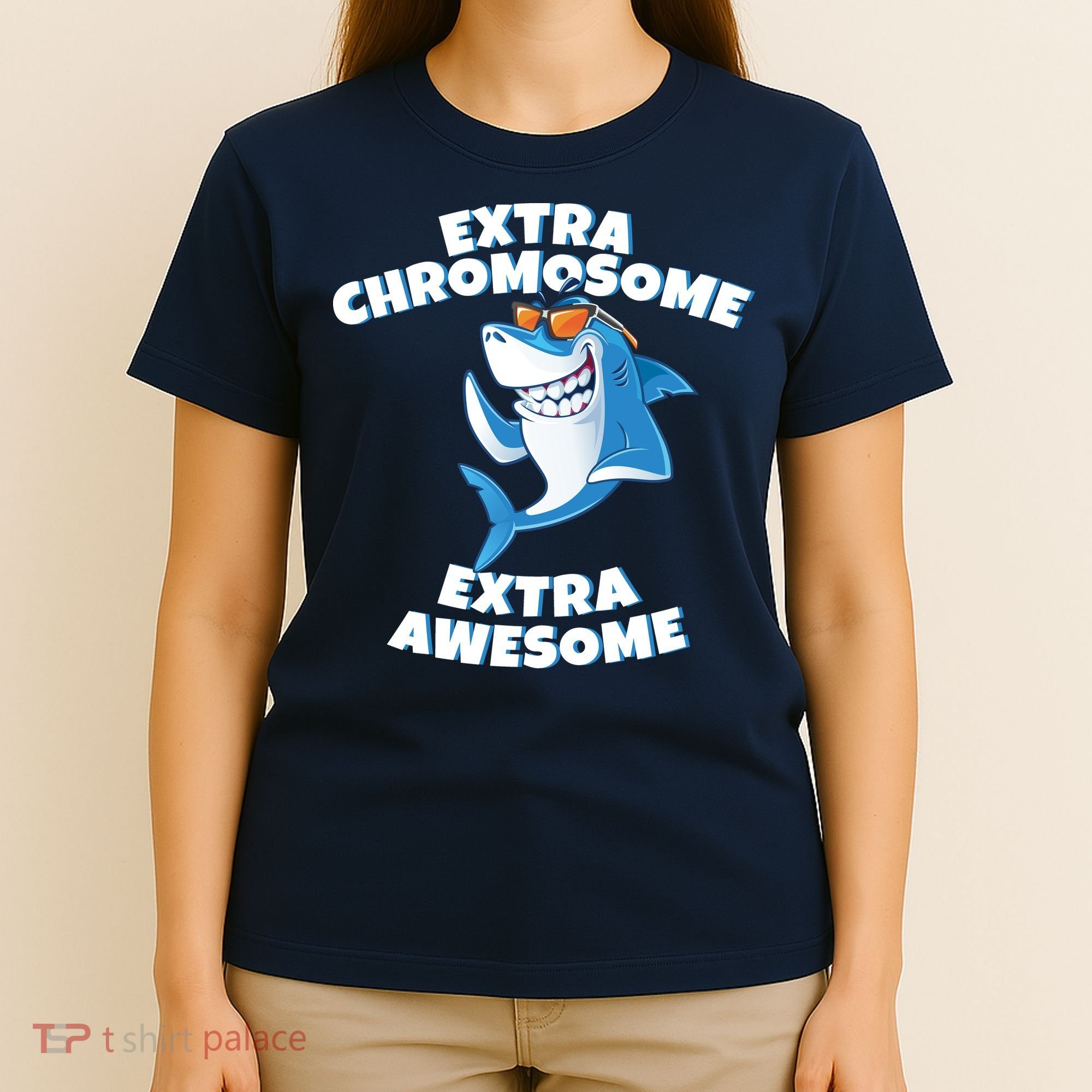 Down Syndrome - Extra Chromosome Shark T-Shirt