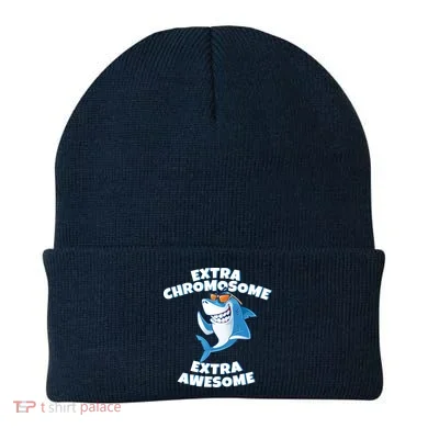 Down Syndrome - Extra Chromosome Shark Beanie