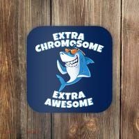 Down Syndrome - Extra Chromosome Shark Coaster thumb 0