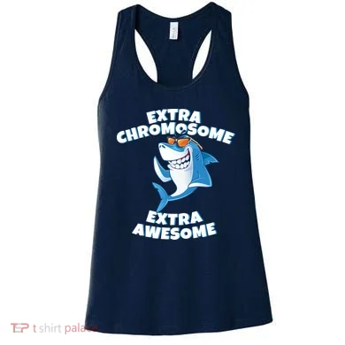 Down Syndrome - Extra Chromosome Shark Women's Tank Top