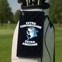Down Syndrome - Extra Chromosome Shark Golf Towel thumb 2