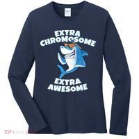 Down Syndrome - Extra Chromosome Shark Women's Long Sleeve Shirt thumb 0
