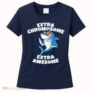 Down Syndrome - Extra Chromosome Shark Women's T-Shirt