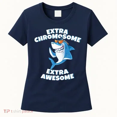 Down Syndrome - Extra Chromosome Shark Women's T-Shirt