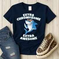 Down Syndrome - Extra Chromosome Shark Women's T-Shirt thumb 3