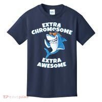Down Syndrome - Extra Chromosome Shark Kids T-Shirt thumb 0