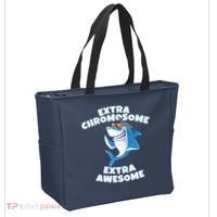 Down Syndrome - Extra Chromosome Shark Tote Bag thumb 2