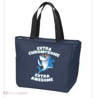 Down Syndrome - Extra Chromosome Shark Tote Bag thumb 3