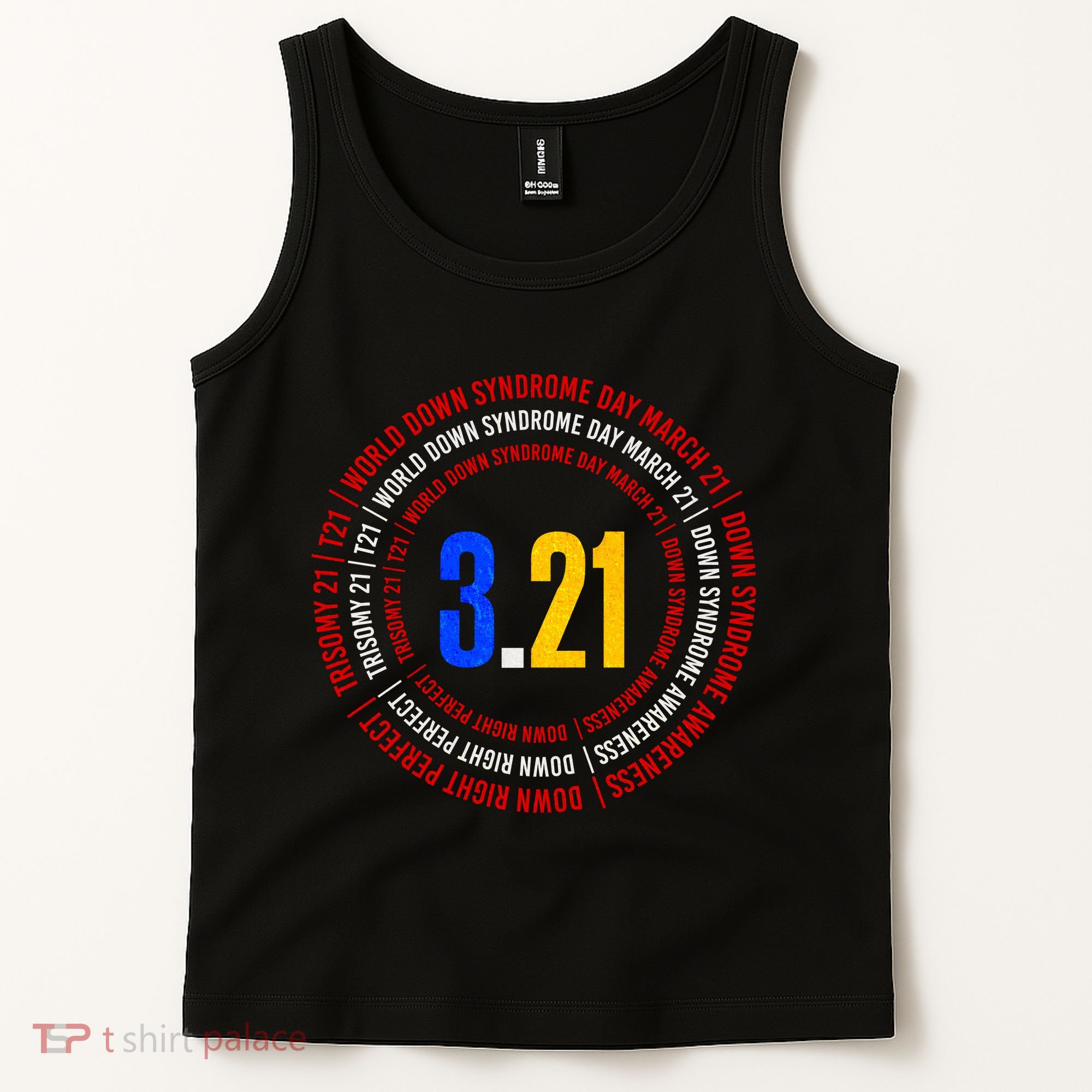Down Syndrome 3.21 Shield Tank Top